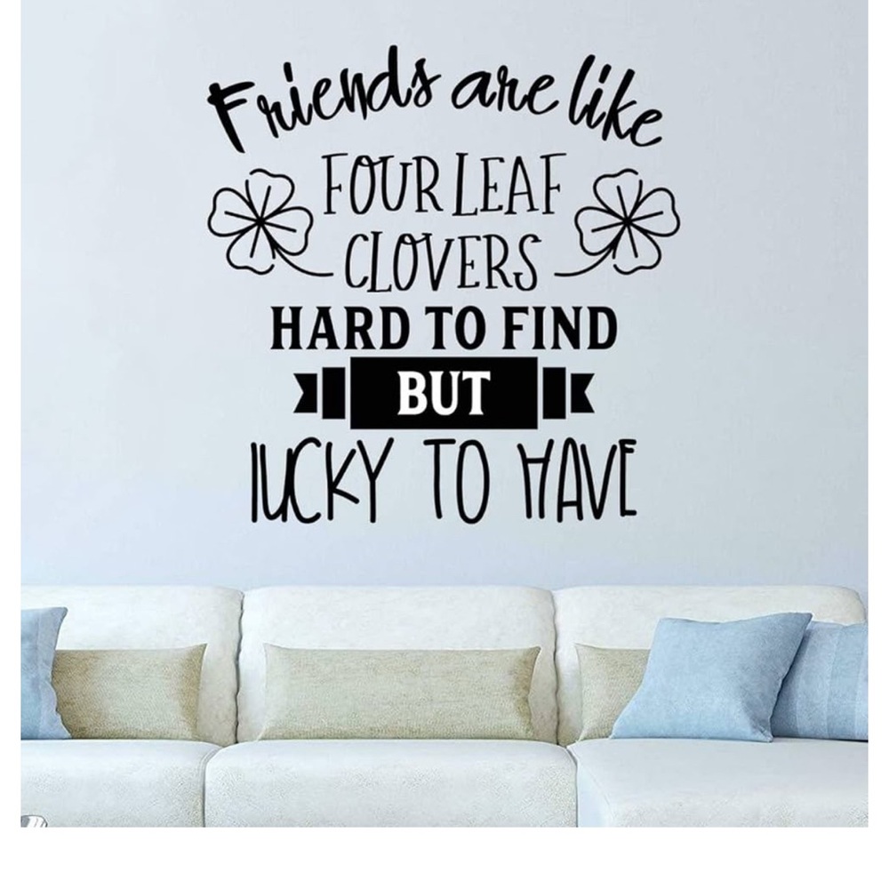 Inspirational Wall Quote Decal - Black- New